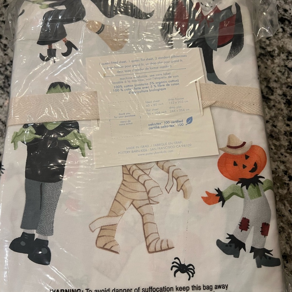 Pottery Barn Kids Halloween Sheet Set - Picture 3 of 4